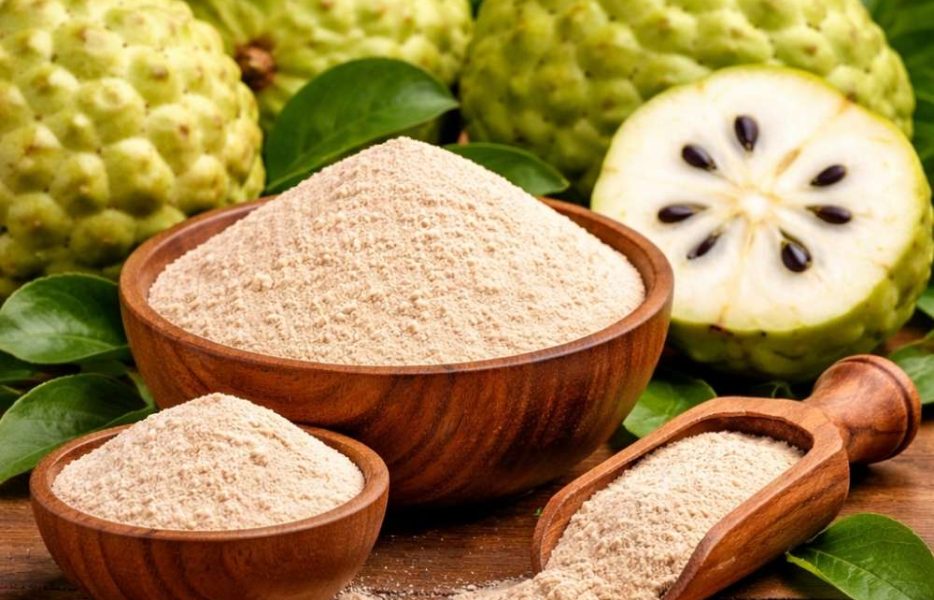 Premium-quality custard apple powder made from selected fruits, rich in nutrients and natural sweetness, ideal for food and nutraceutical applications.