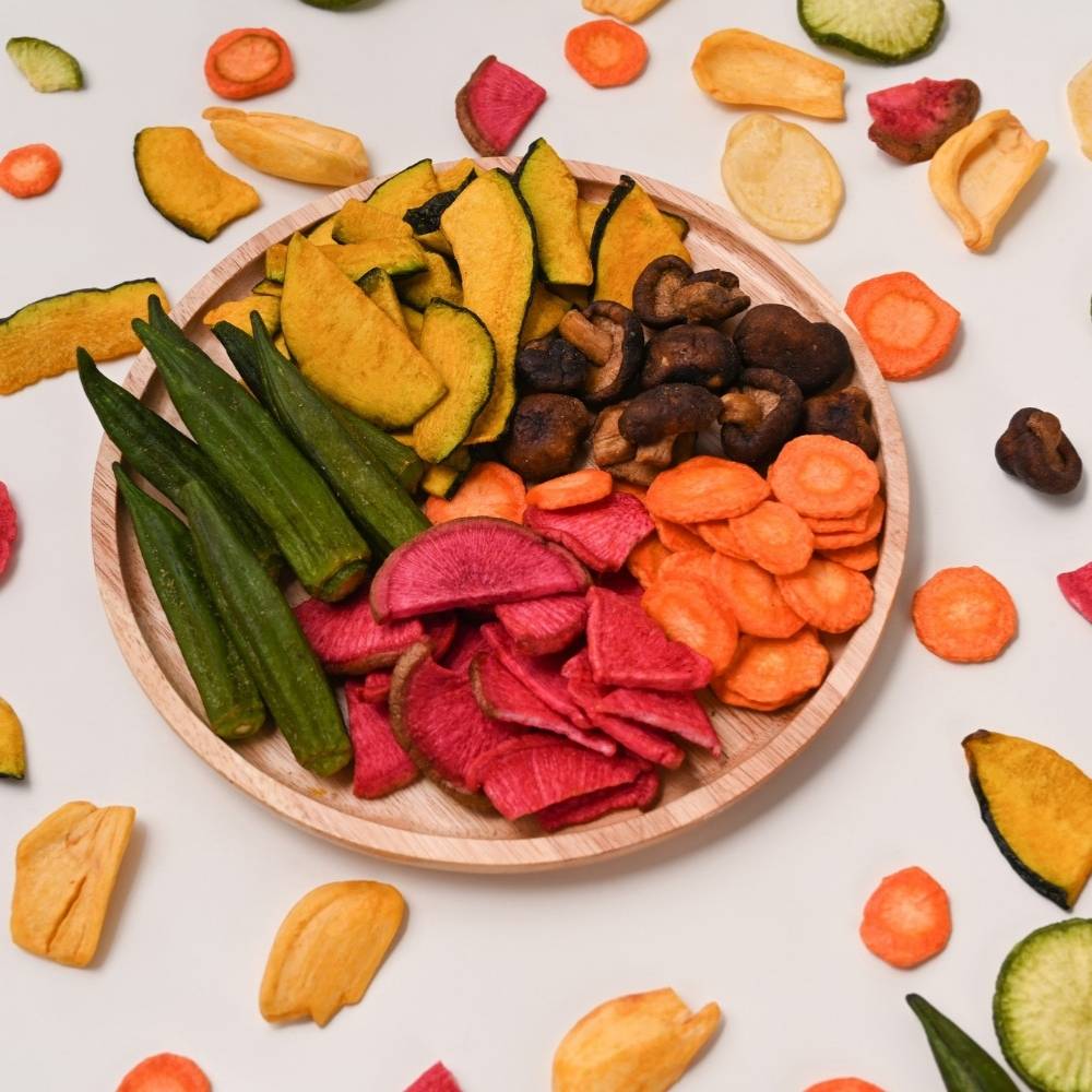 High-quality dehydrated vegetables with extended shelf life, retaining natural taste, color, and nutrients for diverse food applications.