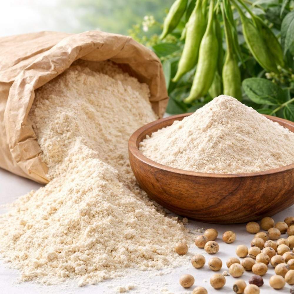 Premium-quality guar gum sourced from India, offering excellent thickening, stabilizing, and binding properties for food, pharmaceutical, and industrial applications.