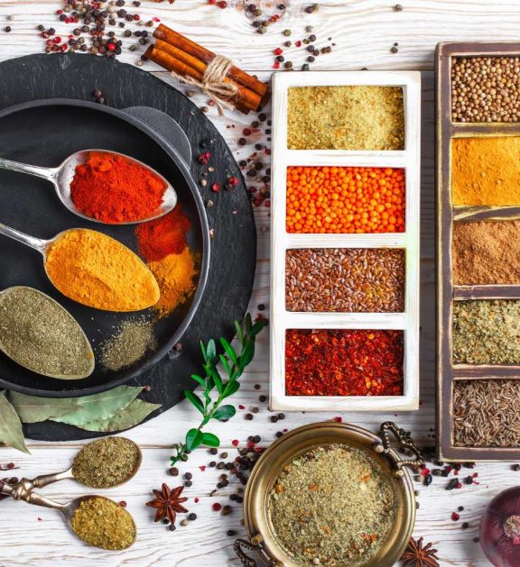 Premium-quality spices and seasonings sourced from India, offering rich flavor, aroma, and consistency for global food industries.